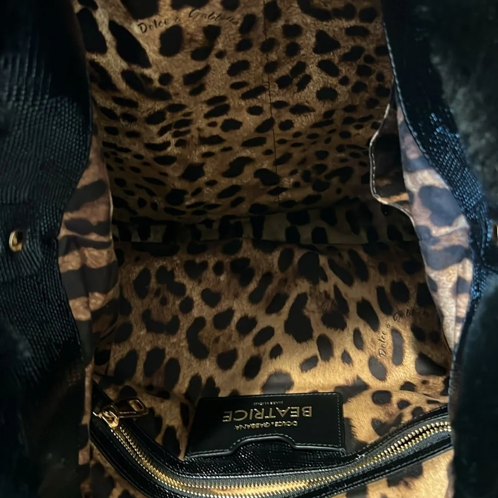 Dolce & Gabbana Beatrice Fur Tote - Picture 8 of 12